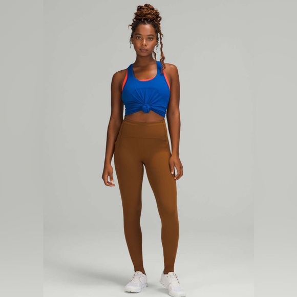 Lululemon Swift Speed High Rise Tight 28" Copper Brown Leggings Women's Size 6 - Picture 4 of 8